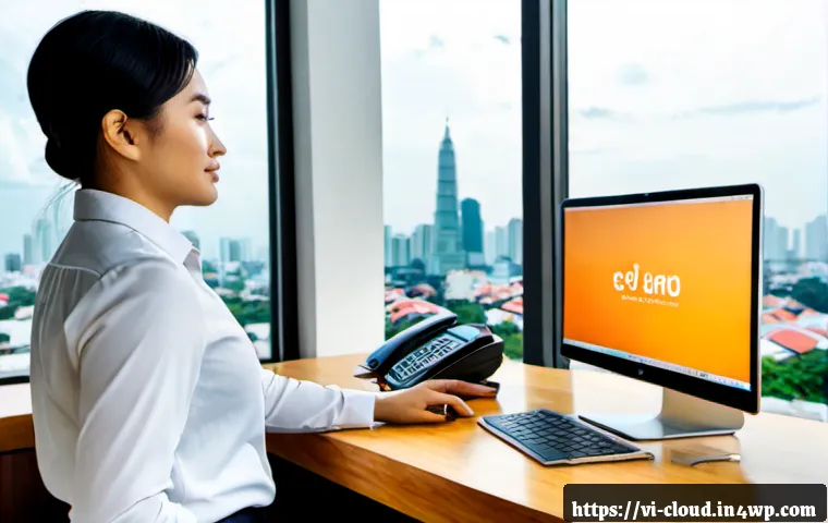 클라우드 서비스의 관리 도구 비교 - Photorealistic modern coworking office in Ho Chi Minh City, a Vietnamese IT manager comparing two cl...